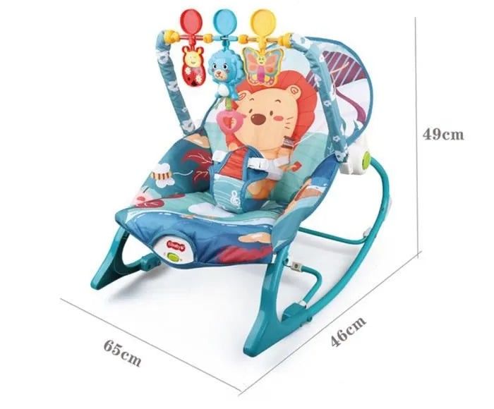 Infant-to-toddler rocker promotes comfort & security versatile 2-in-1 baby seat designed to grow with your child from birth KT(DY68146-1)