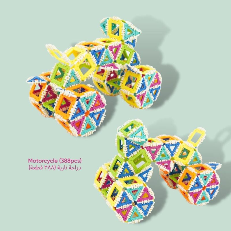 Changeable Building Blocks Best Learning Different Shapes 388pcs (666-6 )