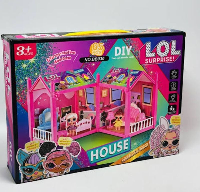 Premium LOL Surprise DIY House Playset Girls Favourite Dolls Character Premium quality KT (BB030)