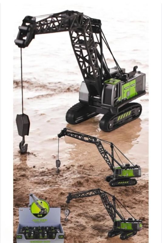 Crawler Crane Diecast Engineering Excavator friction-powered (601-6)