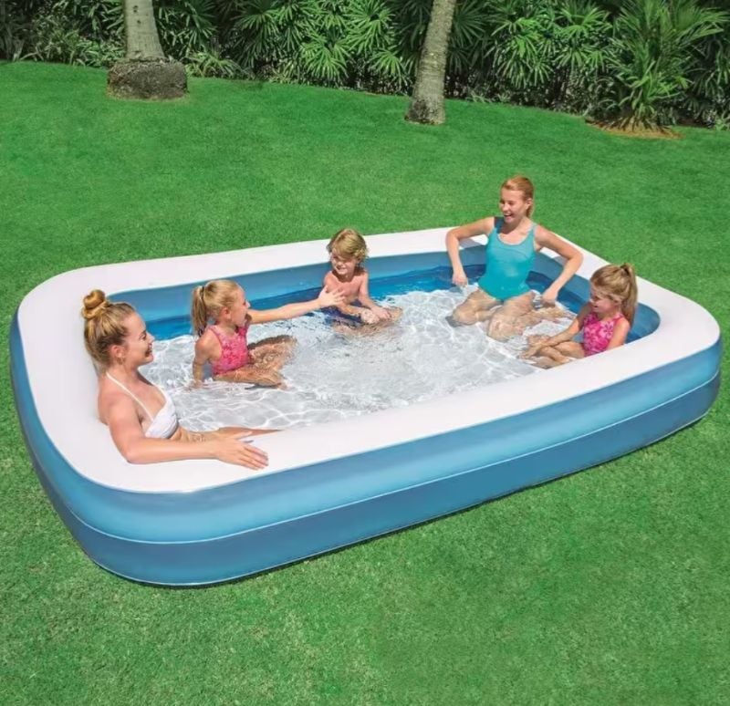 5 Persons Big Family Swimming Pool Rectangular Inflatable Pool TM (54009)