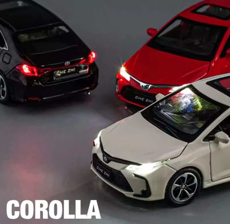 1/32 Scale Corolla Grande Diecast Sound Light Gift Toy car (CZ40A)