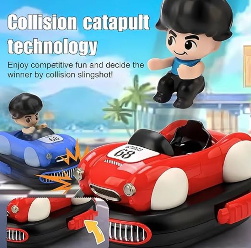 2 player Drift Number Collisiin Ejection car sound light (777-6B)