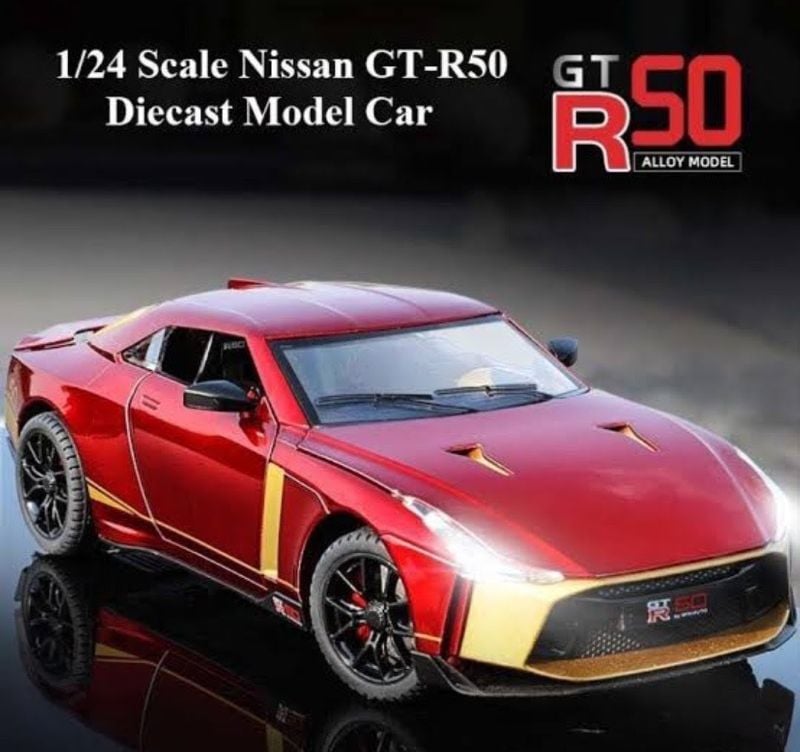 1:24 Diecast Nissan GT-R50 by Italdesign model car toy (DC24242)