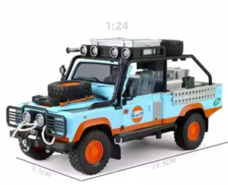 1:24 Land Rover Defender 110 Off road Diecast Open doors (1900-550)