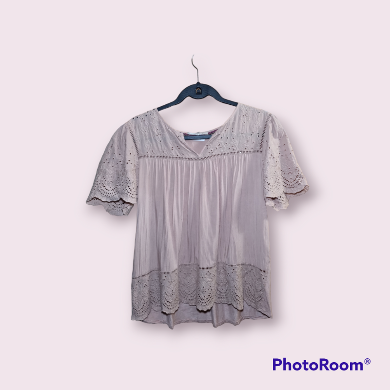 Blusa Papaya manga corta