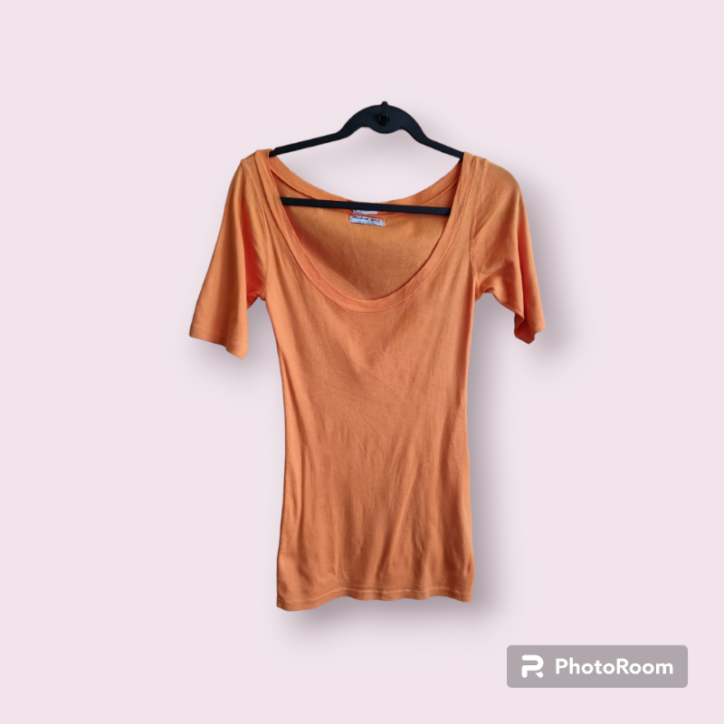 Blusa Manga corta escote redondo