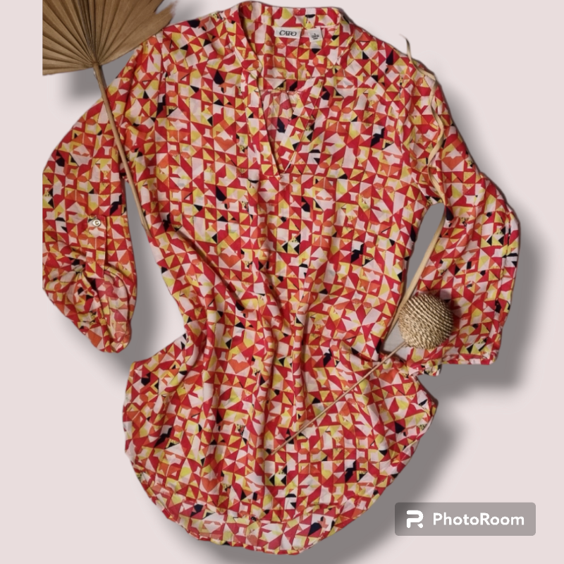 Blusa colores calidos