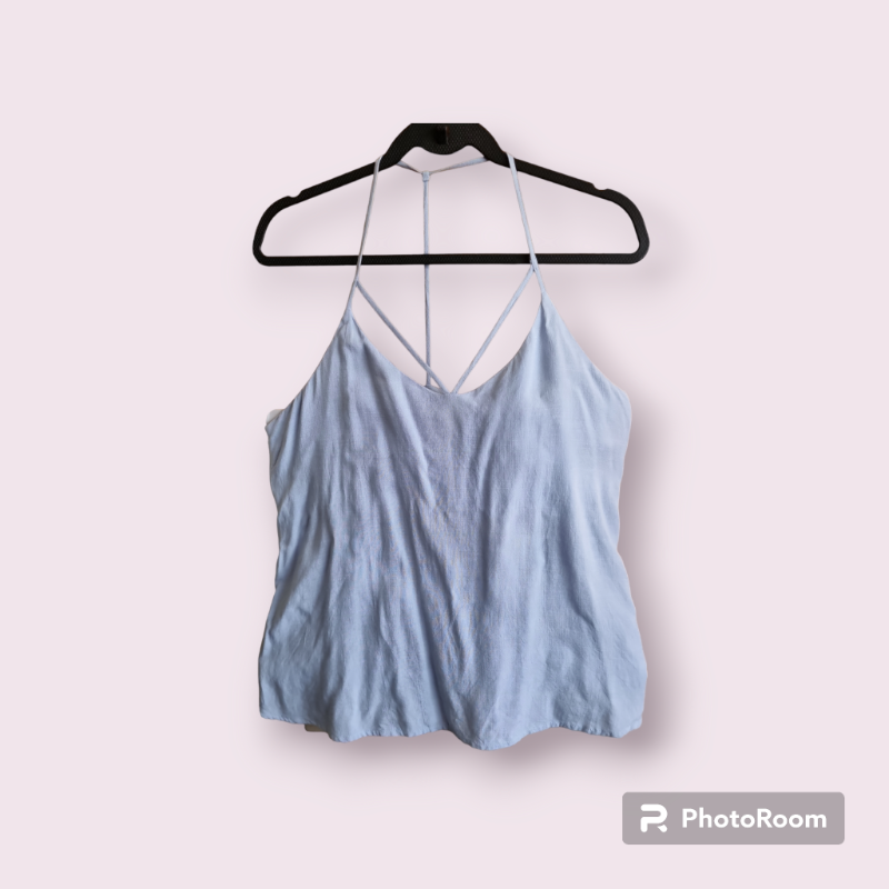 Blusa de tirantes tipo chic bohemia