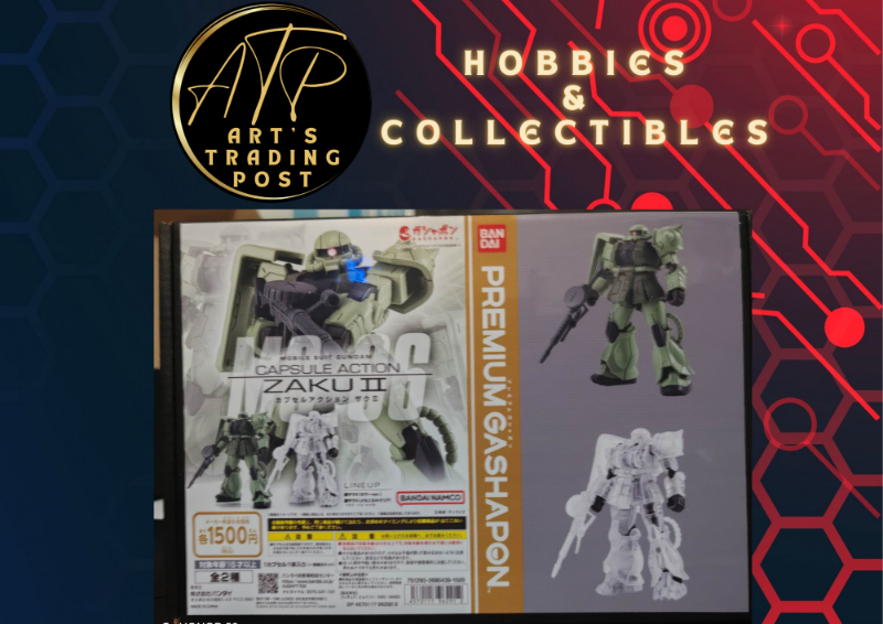 GASHAPON ZAKU II & ZAKU II (MECHANICAL CLEAR COLOR)