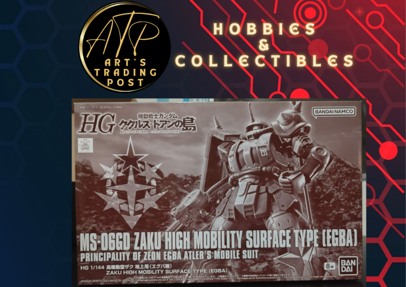 HG P-BANDAI Zaku High Mobility Surface type (Egba) (CUCRUS DOAN'S ISLAND VERSION)
