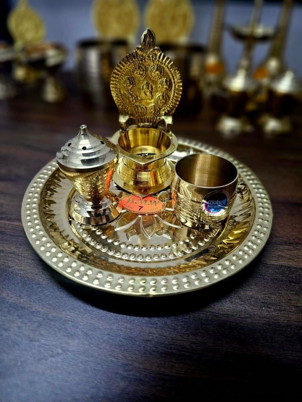 4 Pc Combo with Brass Plate