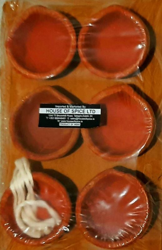 Diya + Batti ( 4pcs )