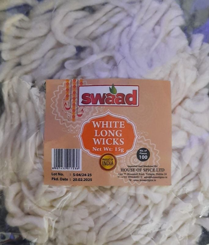 White Long Batti (thick)