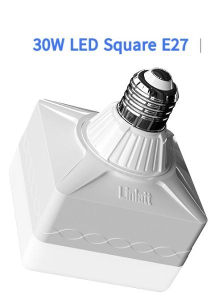 30W Square E27 လင်းလက်