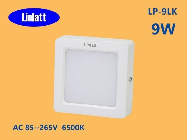 9W လေးထောင့်ကပ် လင်းလက်