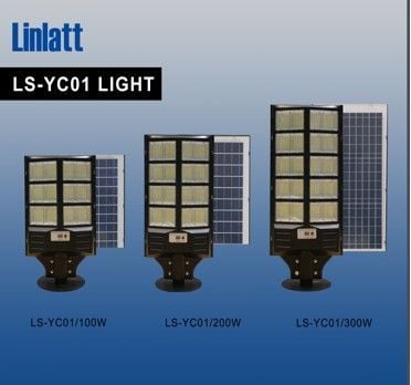 300W LS-YC01 ဆိုလာလမ်းမီး လင်းလက်
