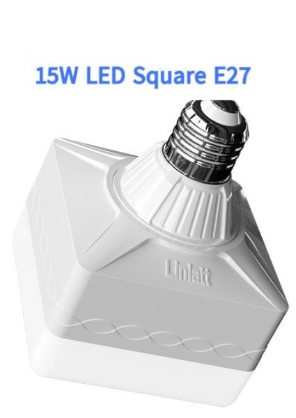 15W Square E27 လင်းလက်