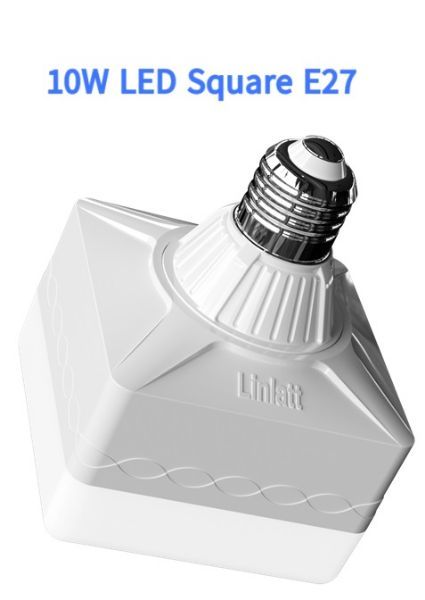10W Square E27 လင်းလက်