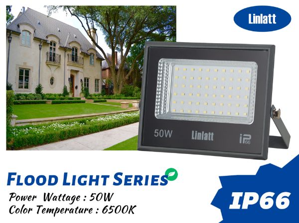 50W Flood Light အဖြူ လင်းလက်