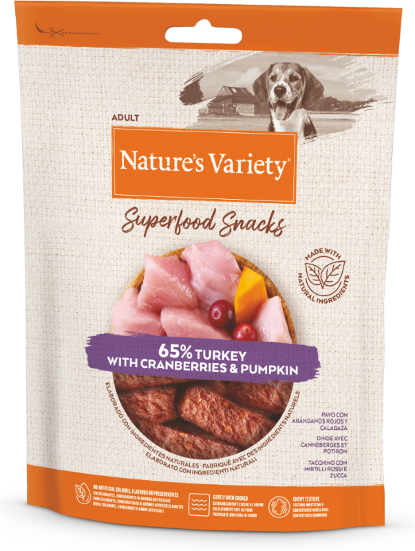 Superfood Snacks ALL SIZES KALAKUTIENA SU SPANGUOLĖM IR MOLIŪGU 85g