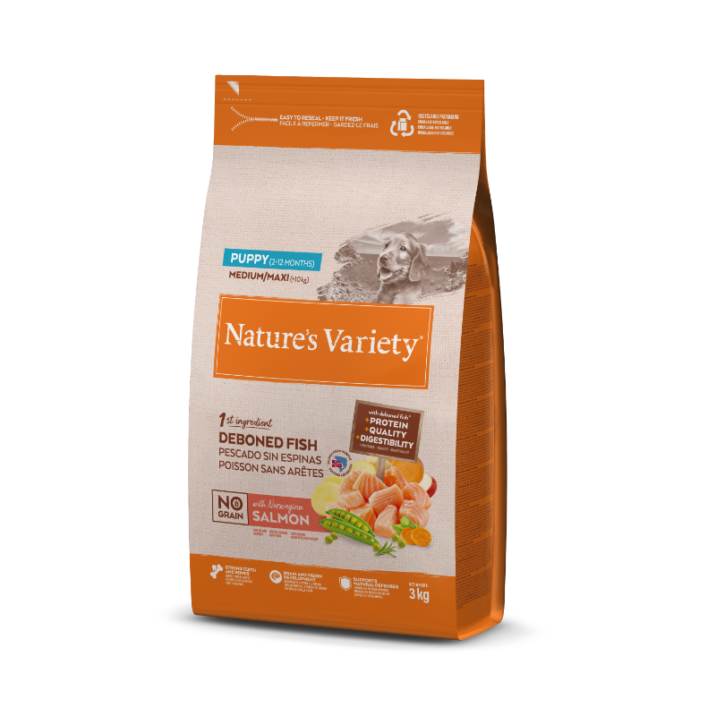 NO GRAIN PUPPY MED/MAXI LAŠIŠA 3 kg