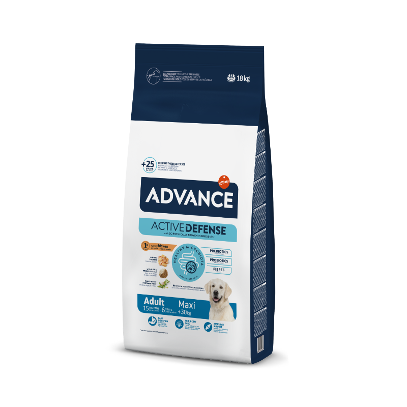 Advance Maxi Adult (vištiena, ryžiai) 18 kg