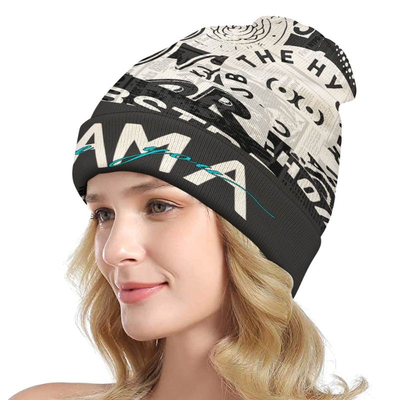 Text Hats Custom Beanie Custom Logo/Text Hats, | Authentic Creations Store