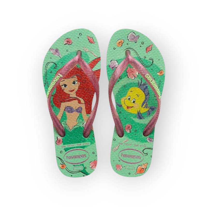 HAVAIANAS KIDS SLIM PRINCESS VERDE/VERDE