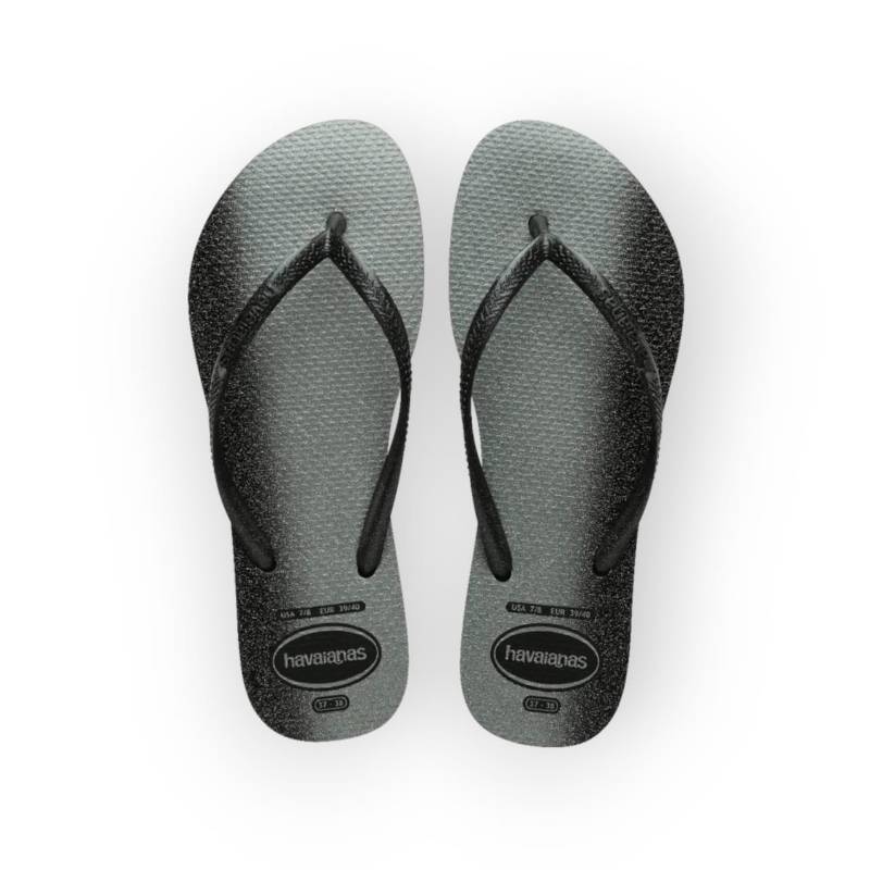 HAVAIANAS SLIM GLOSS PRETO