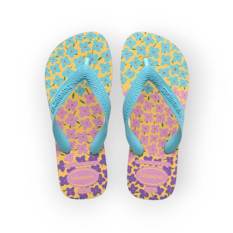 HAVAIANAS KIDS FLORES AMARELO CAJU