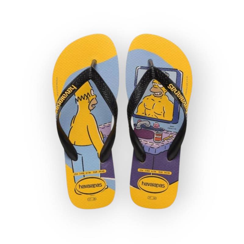 HAVAIANAS SIMPSONS AMARELO POP