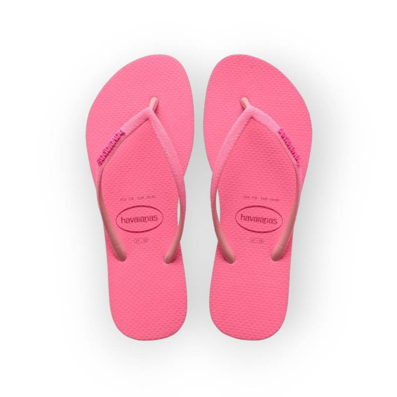 HAVAIANAS SLIM GLITTER NEON ROSA MACARON