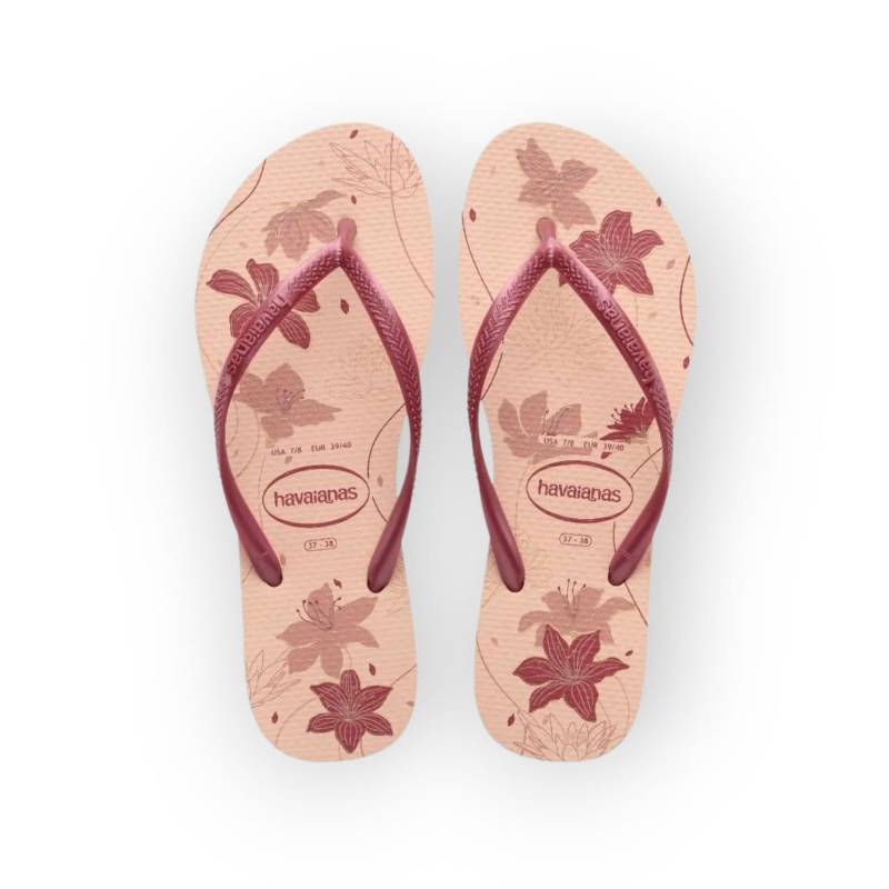 HAVAIANAS SLIM ORGANIC ROSA/ROSE GOLD