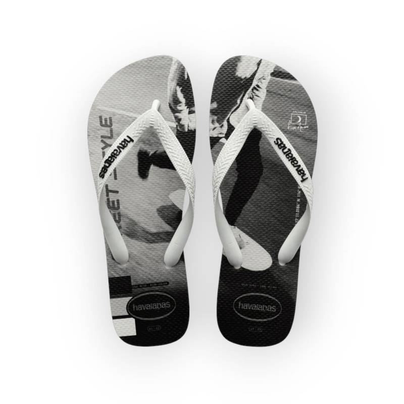 HAVAIANAS HYPE BRANCO/BRANCO/ PRETO