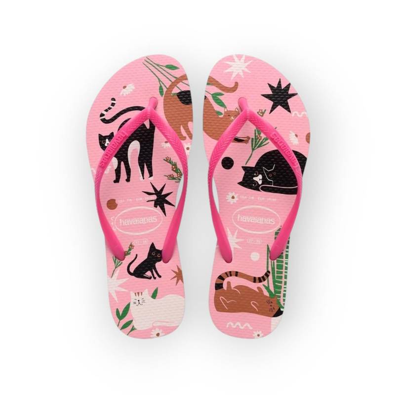 HAVAIANAS SLIM PETS ROSA GLOW