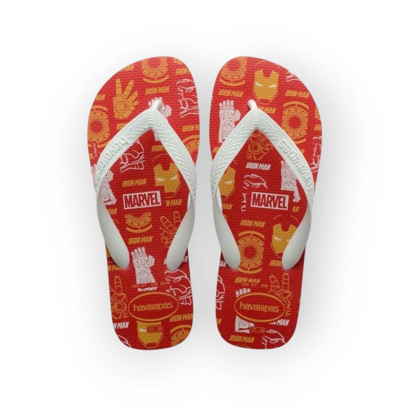 HAVAIANAS TOP MARVEL LGMN VERMELHO RUBI