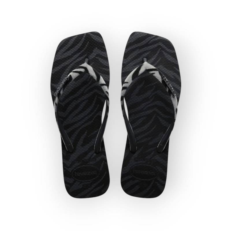 HAVAIANAS SLIM SQUARE VELVET PRETO