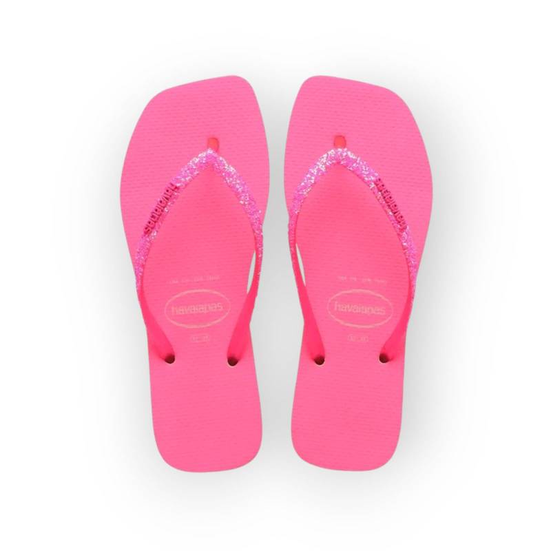 HAVAIANAS SLIM SQUARE GLITTER NEON