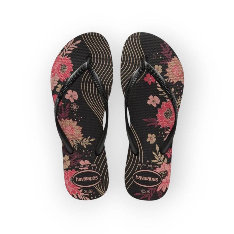 HAVAIANAS SLIM ORGANIC PRETO/PRETO/PRETO