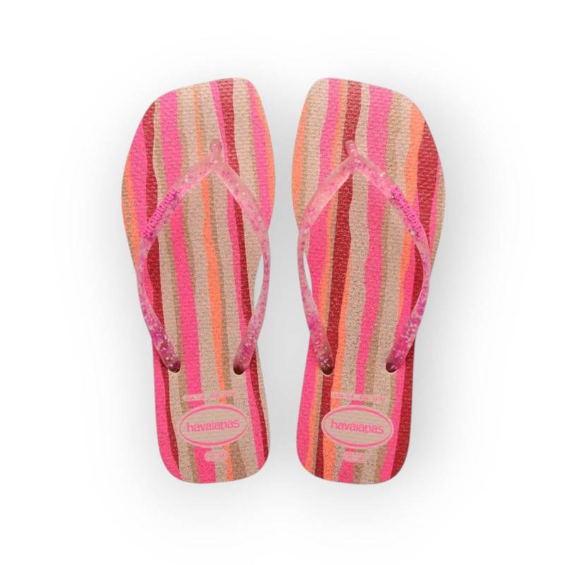 HAVAIANAS SL SQUARE FOLIA ROSA BALLET