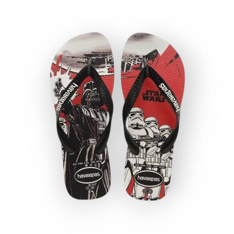 HAVAIANAS STAR WARS BRANCO/PRETO