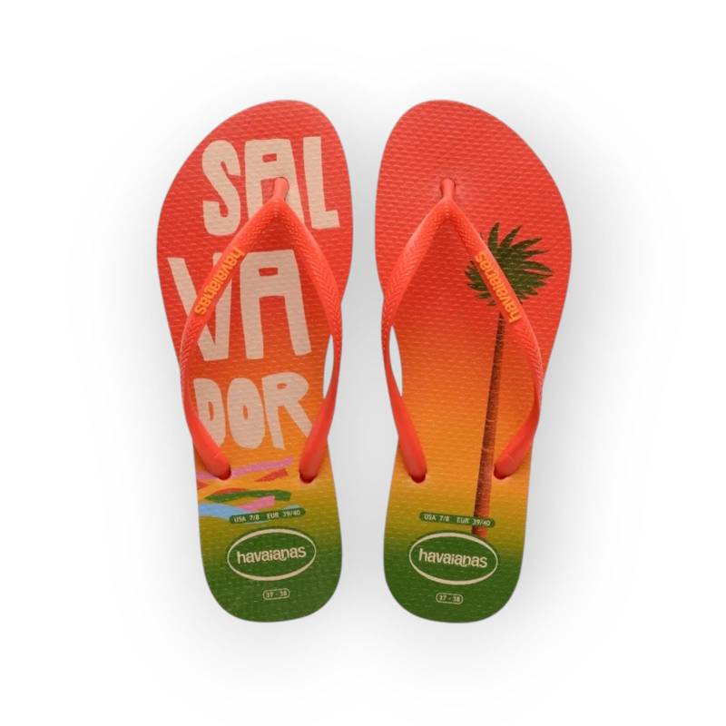 HAVAIANAS SLIM POSTCARD BLOOD ORANGE