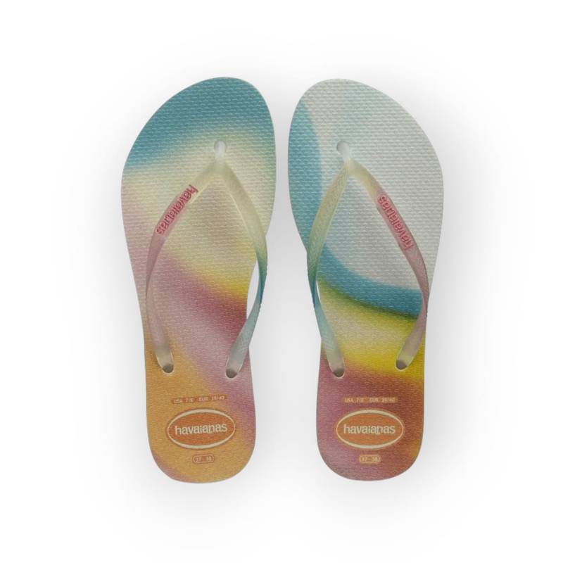 HAVAIANAS SLIM METALLIC RAINBOW