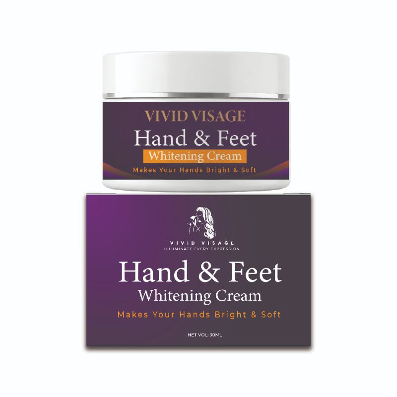 Vivid Visage Hand & Feet Whitening Cream – Brightening & Skin Repair Care