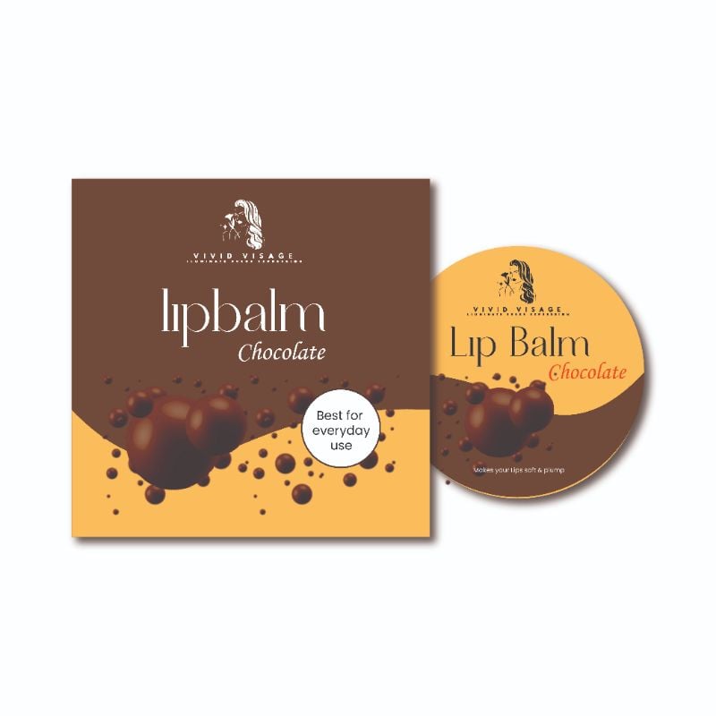 Vivid Visage Chocolate Lip Balm – Intense Moisture & Soft Lips Care