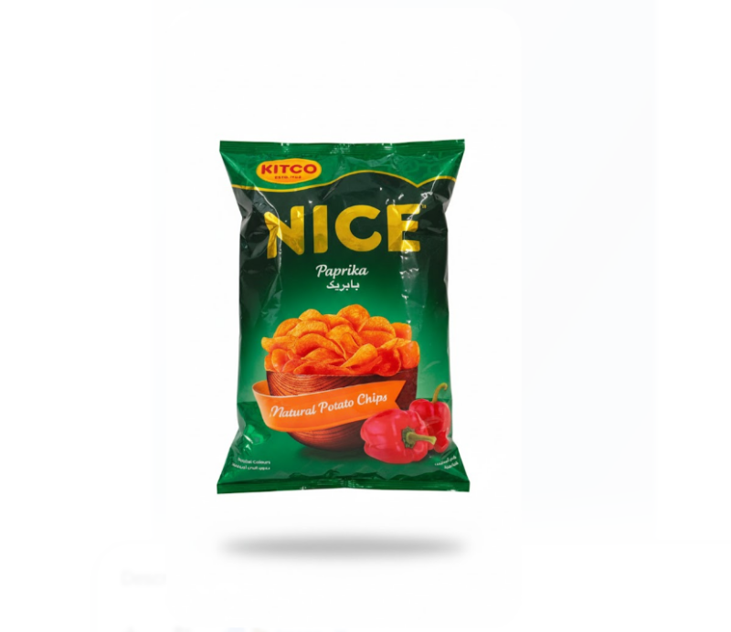 Nice Paprika Natural Potato Chips 167 g – Nice Paprika طبيعي Potato شيبس 167 غرام