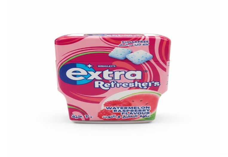 Extra Refreshers Watermelon Raspberry Flavour Sugar Free 30 pcs – Extra Refreshers Watermelon Raspberry Flavour خالي من السكر 30 pcs