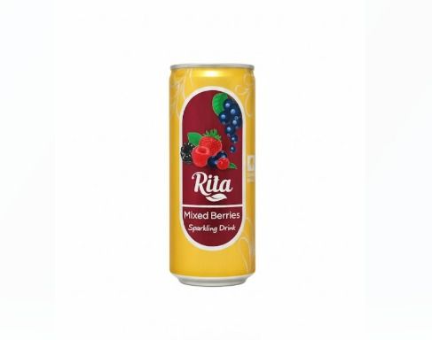 Rita Mixed Berries Sparkling Drink 240ml – Rita مشكل Berries غازي مشروب 240 مل