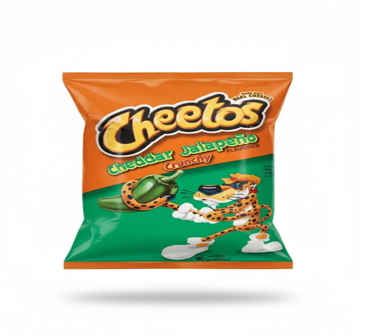 Cheetos Cheddar Jalapeño Crunchy 226.6g – تشيتوس Cheddar Jalapeño Crunchy 226.6 غرام